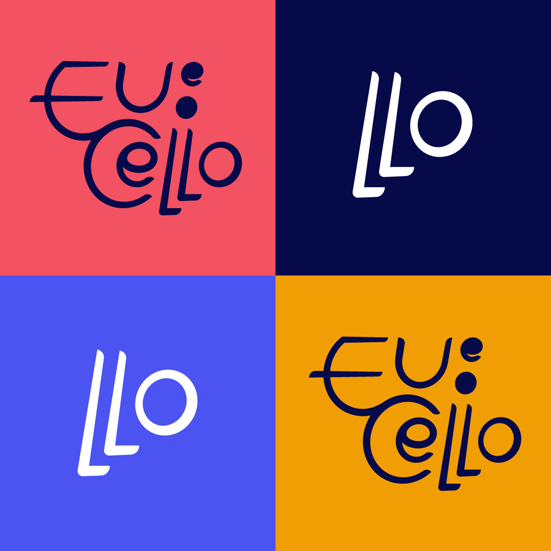 Versões do Logotipo Identidade Visual Eu e o Cello