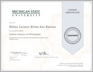 Cameras, Exposure and Photography - Michigan State University - 2020