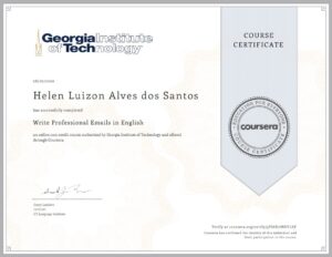 Write professional emails in english - Georgia Institute of Technology - 2020